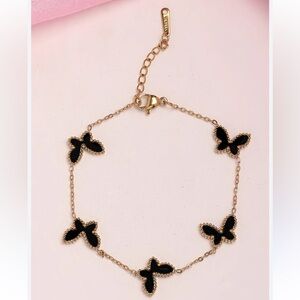 Black Butterfly Bracelet A1103